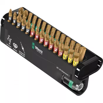 Wera BC 30 Diamond 1 ponta de chave de fendas 30 unid.