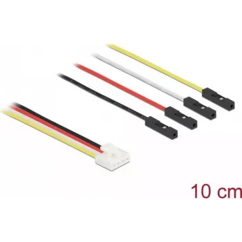 Cabo de plataforma IoT DELOCK 86948 — condutor de cobre, cores: preto/vermelho/branco