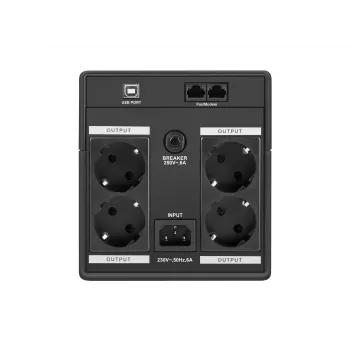 Armac H/1000F/LED fonte de alimentação ininterrupta (UPS) Line-Interactive 1 kVA 4 saídas AC