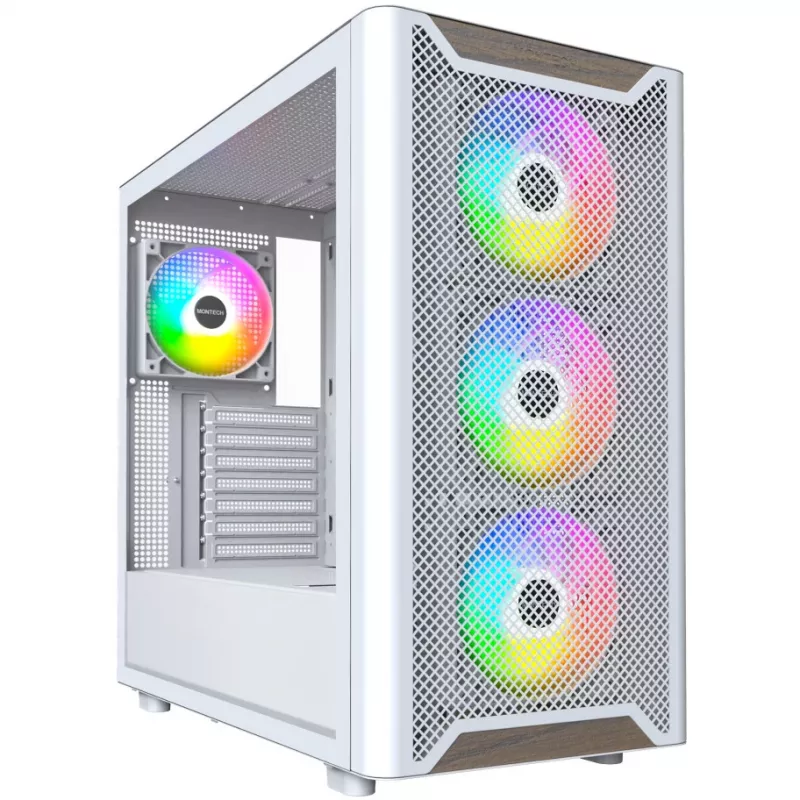 Montech XR Wood Midi-Tower branco