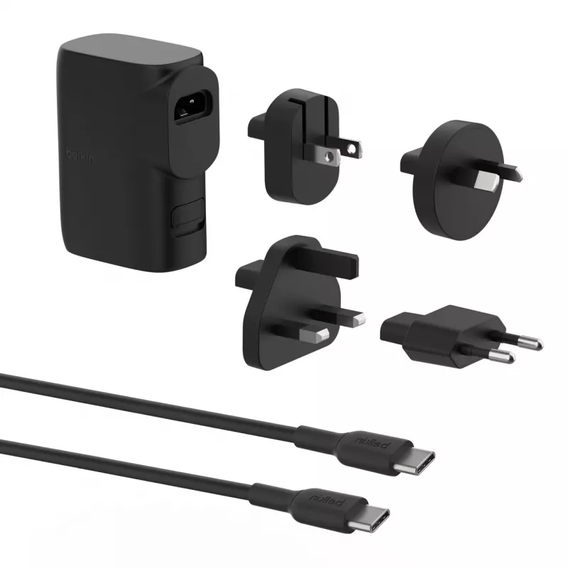 Carregador interior Belkin BPZ003bt1MBK-B6 universal preto carregamento rápido AC