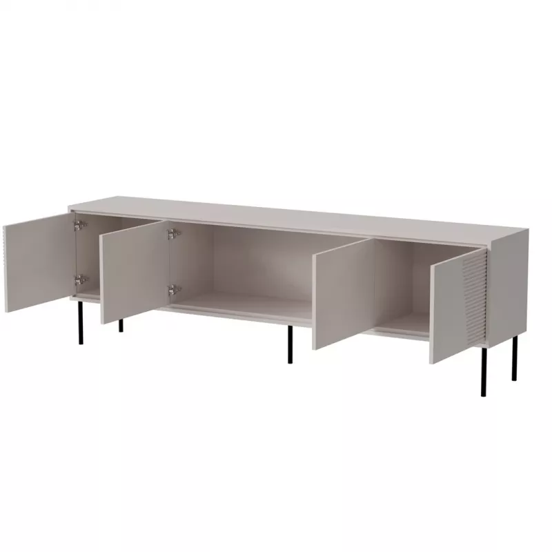Móvel RTV ABI 4D 200x38x62 caxemira mate