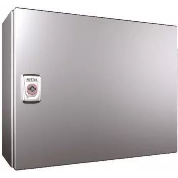 Caixa elétrica Rittal 1588.000 aço inoxidável IP65, 380×155×300 mm