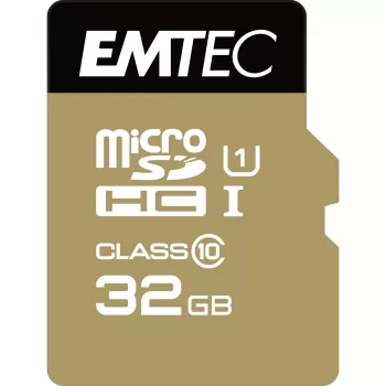 Cartão de memória Emtec 32GB MicroSDHC Class10 ECMSDM32GHC10GP