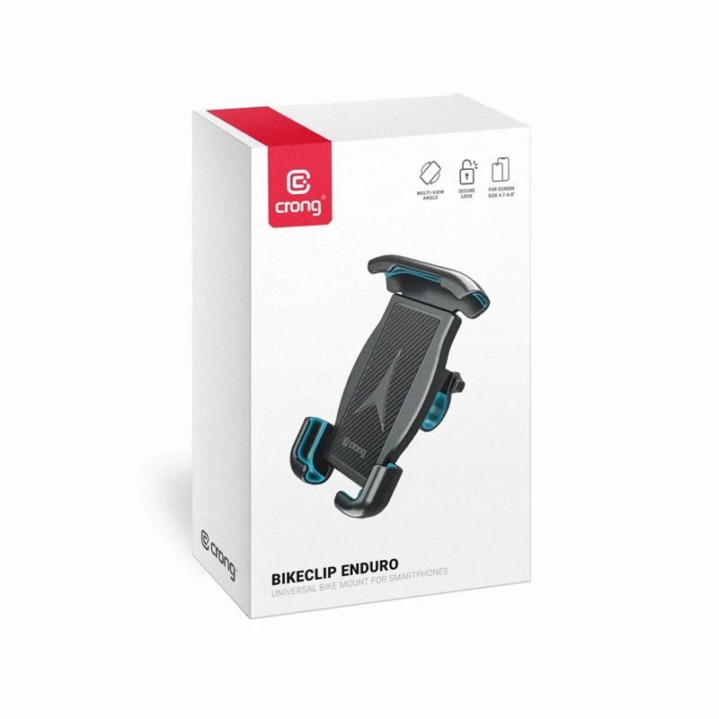 Suporte passivo Crong ENDURO para telemóvel smartphone, preto