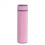 Garrafa térmica Adler AD 4506P aço inoxidável com capa de silicone, rosa, isolamento a vácuo
