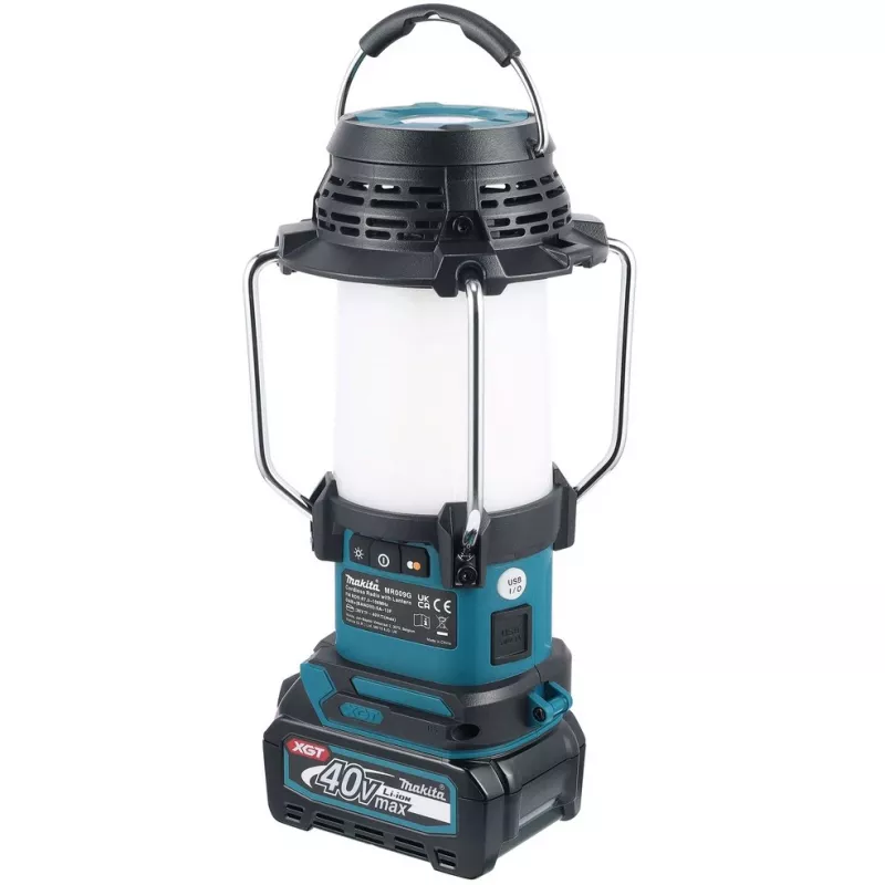 Rádio Makita MR009GZ 12/14.4/18/40V com lâmpada