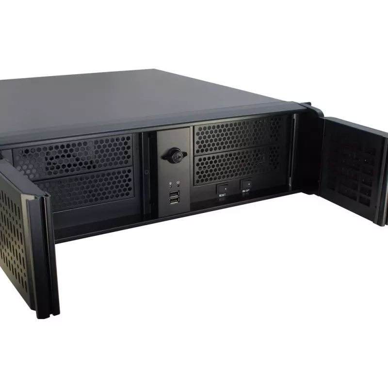 Inter-Tech 3U-3098-S Rack preto