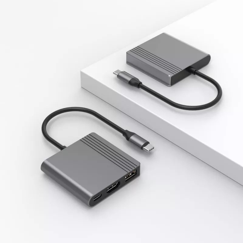 Adaptador I/O USB-C para HDMI/USB3/3IN1 A-CM-COMBO3-05 GEMBIRD