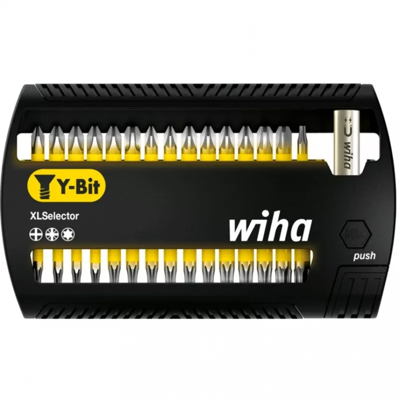 Wiha 41832 XLSelector conjunto de pontas, Y-Bit 25 mm, 31 peças