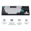 Teclado Wrl Q3 Max RGB/CARBON preto Q3M-M4 Keychron