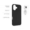 Fixed | Story | Capa traseira | Apple | iPhone 16 Plus | Borracha | Preto