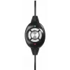 Auscultadores MEDIA-TECH MT3573 com fios binaurais dobráveis com microfone de arco, cabo de 1,9 m, USB, preto
