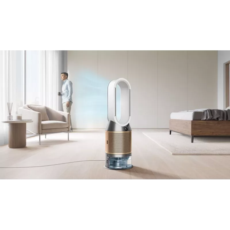 Purificador de ar Dyson Purifier Humidify + Cool De-Nox 62.4 dB 45 W dourado branco