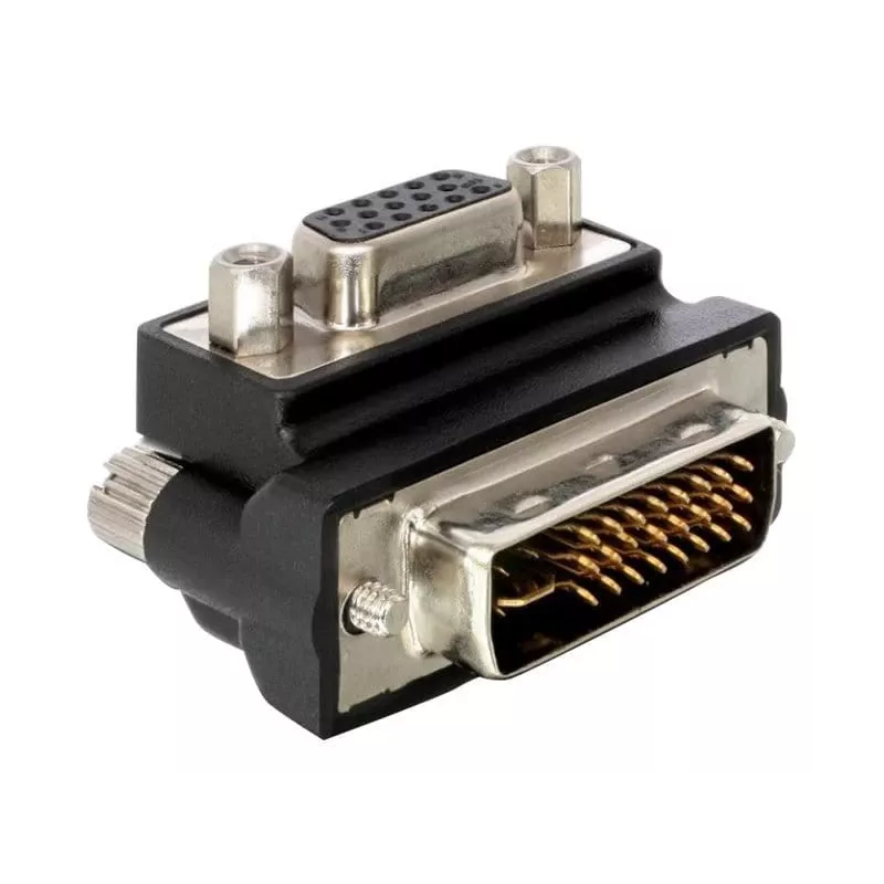 Adaptador VGA DeLOCK DVI-I 15 pinos FM VGA preto