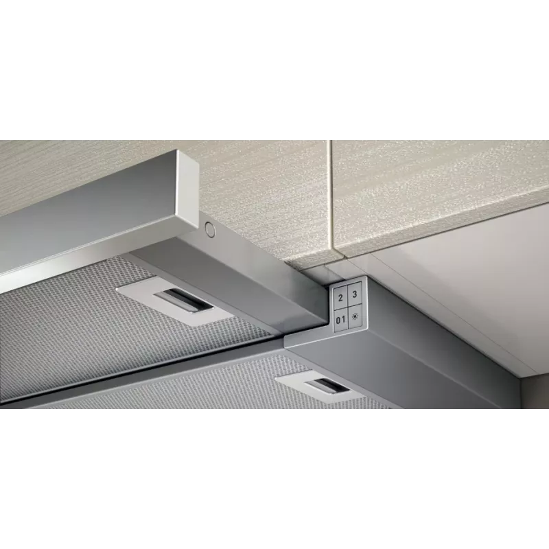 Exaustor de encastre Elica ELITE14 LUX GRIX/A/60 prateado, aço inoxidável 336 m³/h