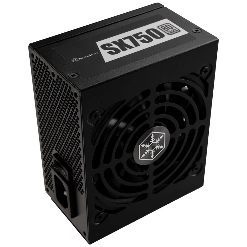 Fonte de alimentação SILVERSTONE SX750 Platinum 750W 80 Plus Platinum, formato SFX-L