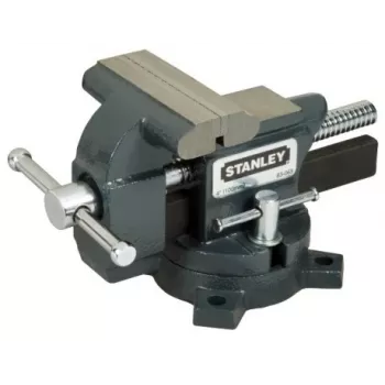 Torno STANLEY 1-83-065 — ferro fundido, abertura das maxilas 10 cm, profundidade 85 mm, 6 kg