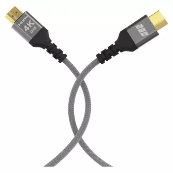 EFB Elektronik cabo HDMI High-Speed com Ethernet 4K60Hz cinzento - cabo - digital/display/vídeo (HDMI-20-00004)