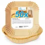 Forros de papel para fritadeira de ar quente 20×20 cm, embalagem de 50 — Extralink HOME