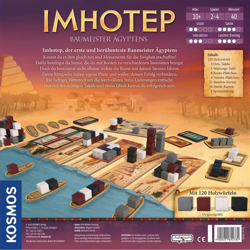 Jogo de tabuleiro/cartas Kosmos 69238 estratégia