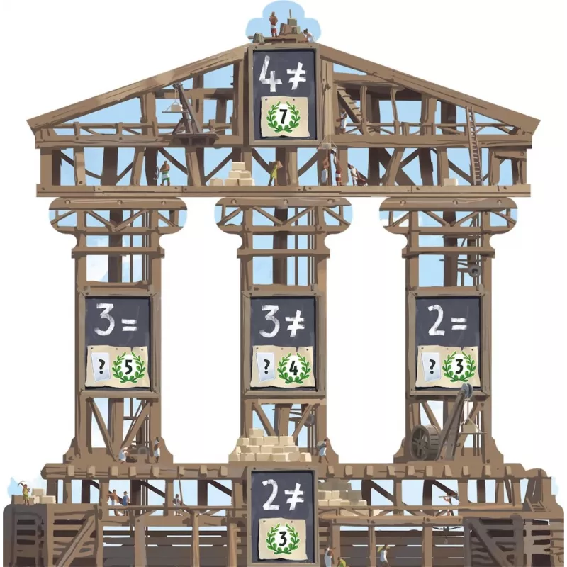 Jogo de tabuleiro 7 MARAVILHAS DO MUNDO - ARQUITETOS (VERSÃO POLACA)