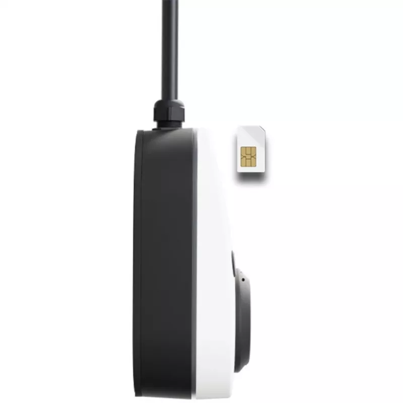 Charger Gemini 2.0, 22 kW (32A trifásico), Wallbox branco/preto, sem cabo, 4G/LTE