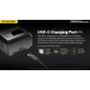 Carregador de baterias Nitecore Ci12 carregador USB universal para Li‑Ion, NiCd, NiMH, entrada 3A 5/9/12V, caixa de plástico