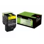 Lexmark 802Y toner original (80C20Y0), amarelo, 1000 páginas