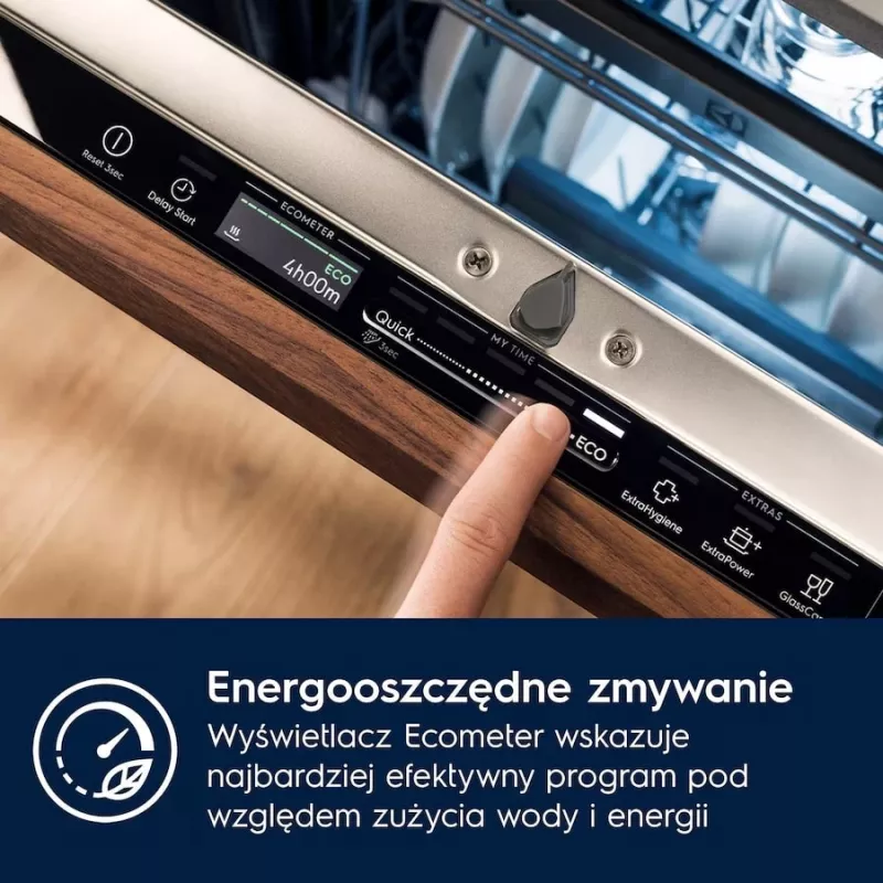 Máquina de lavar loiça de encastrar ELECTROLUX EEC87400W, 13 conjuntos de louça, 44 dB