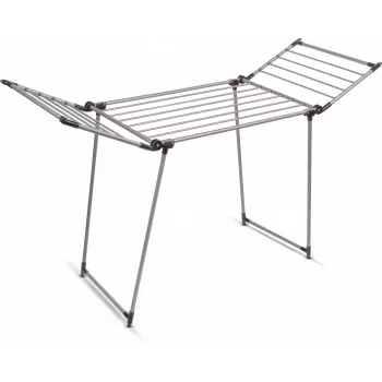 Estendal LAMART LT8104 tamanho 15 M — estendal rotativo para interior e exterior, 15 m de comprimento de estendal
