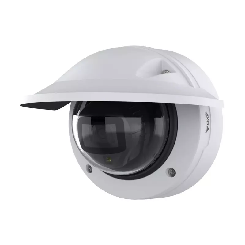 Câmara de vigilância IP Axis P3278-LVE — dome, 3840×2160, interior e exterior, montagem em teto/parede, CMOS 1/1,8 polegadas, 0,03 lx, 103° H