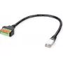 Adaptador de cabo ROLINE RJ45 ST - Push-Terminalblock - adaptador - rede (12.02.1171)