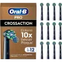 Cabeças de escova de substituição Oral-B Pro CrossAction, 12 unid.