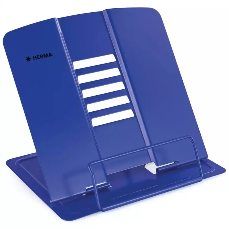 Suporte para livros HERMA 19962 azul metal