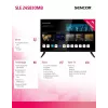 Televisor LED Smart 24 polegadas SENCOR SLE 24S830MB — resolução HD, classe de eficiência energética E