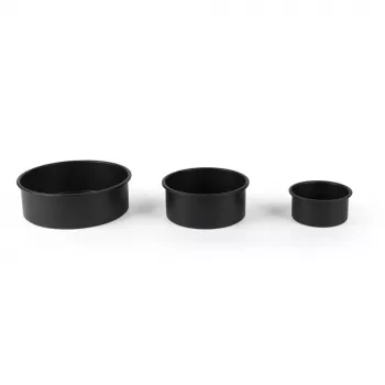 Conjunto de formas de bolo Salter BW125511EU7 3 peças de louça de forno antiaderente, formas redondas e quadradas