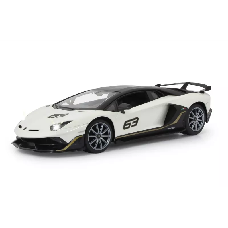 Jamara Lamborghini Aventador SVJ Performance 1:14 branco 2,4 GHz A – carro desportivo – motor elétrico – 1:16 – Ready-to-Run (RTR) – branco – rapazes (405172)