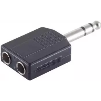 Conector de cabo ShiverPeaks BS57072 6,3 mm preto aço inoxidável