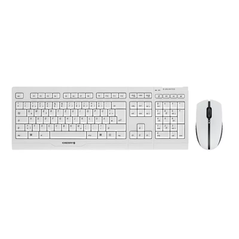 CHERRY B.UNLIMITED 3.0 teclado e rato incluídos escritório RF Wireless alemão cinzento