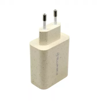 Carregador Tellur TLL151321 Type-C PD20W USB QC3.0, carregamento rápido 20W PD e QC3.0
