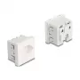 Tomada com terra DELOCK Easy 45 T13 Suíça 45×45 mm, 250 V / 10 A, branco