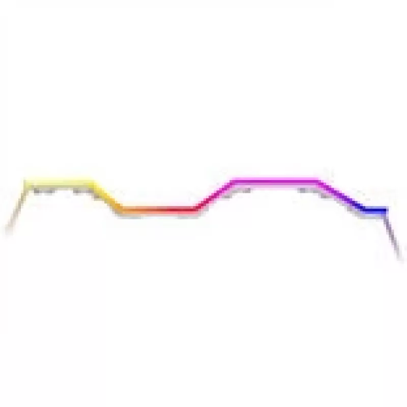 Tira de LED HYTE Noodle LN60 ARGB branca – tira de LED RGB endereçável para iluminação de PC, 60 cm