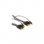 Adaptador de cabo de vídeo Microconnect MONGH5BMJ 5 m VGA (D-Sub) + 3,5 mm preto