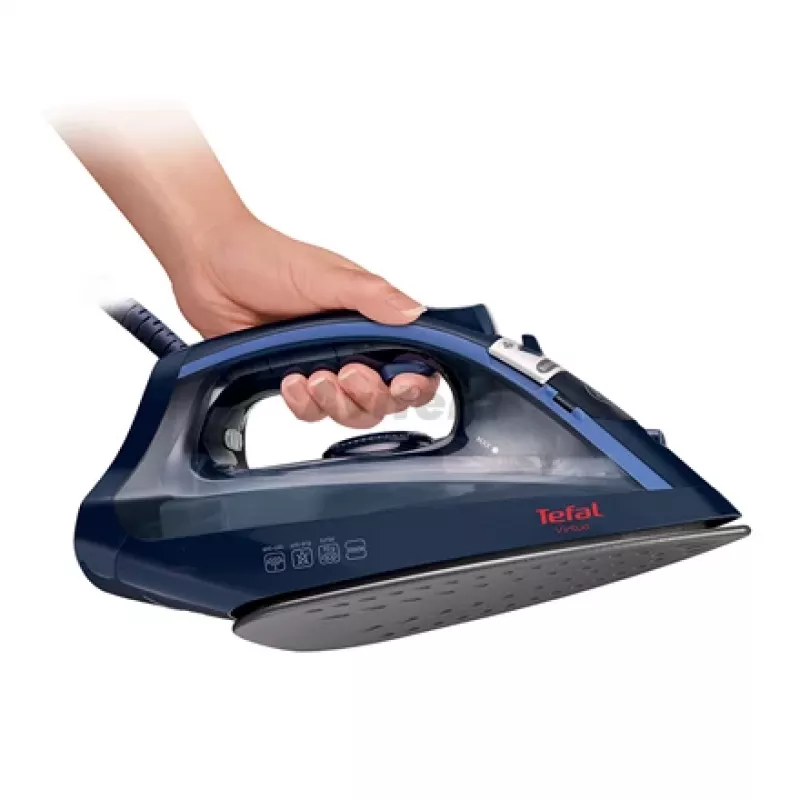 Ferro de engomar a vapor Tefal Virtuo FV 1713 2000 W azul