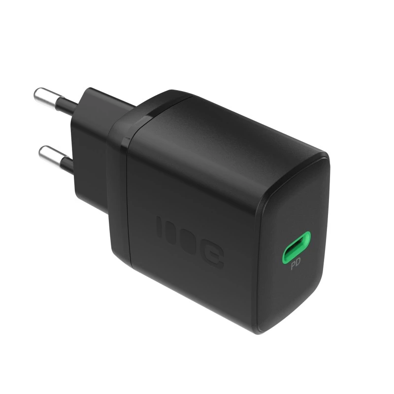 Fonte de alimentação Green Cell PowerSource Solo30 30W preta — carregador USB-C de porta única
