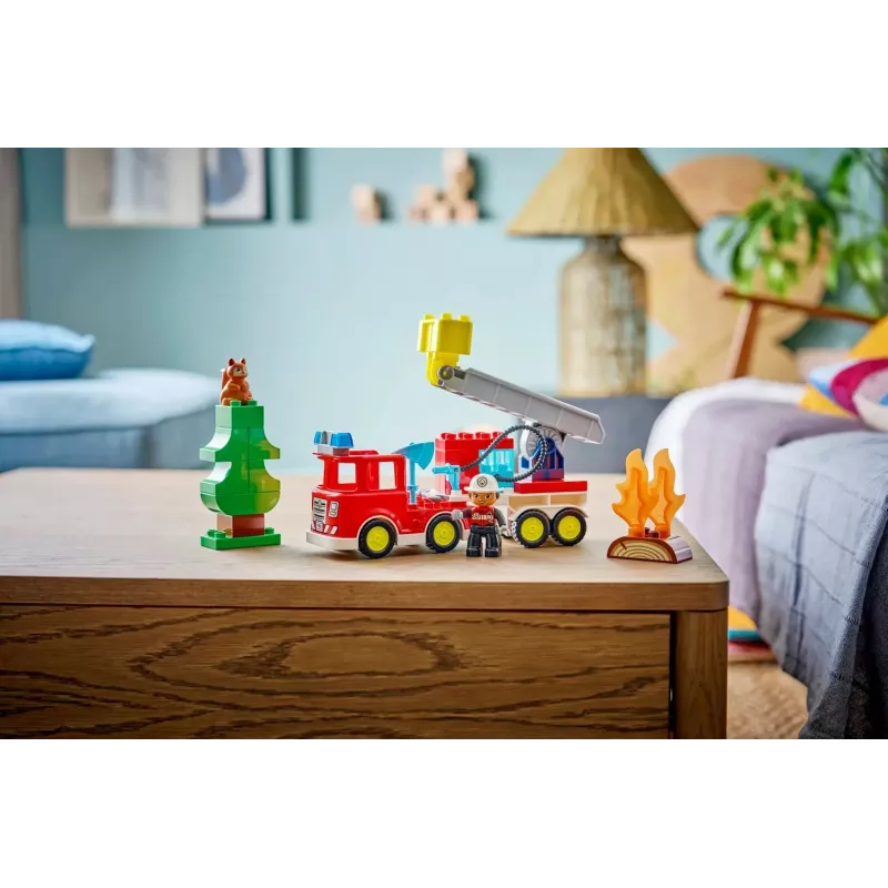 LEGO DUPLO 10473 Carro de Bombeiros com Mangueira e Bombeiro