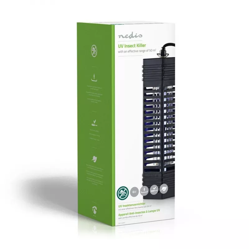 Nedis INKI110CBK6 armadilha para insetos preto