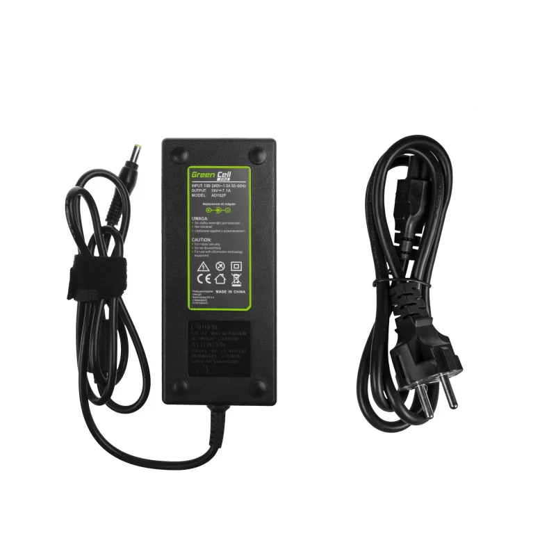 Adaptador Green Cell AD102P universal 135 W, 19 V, 7,1 A, preto, para portáteis