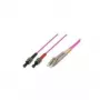 Cabo de rede de fibra ótica, 50/125 µm, fibra OM4, 2x ficha ST/ficha LC duplex, turquesa, 10,0 m (39885410)